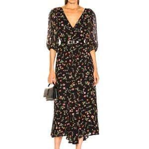 Ganni Elm Georgette Dress